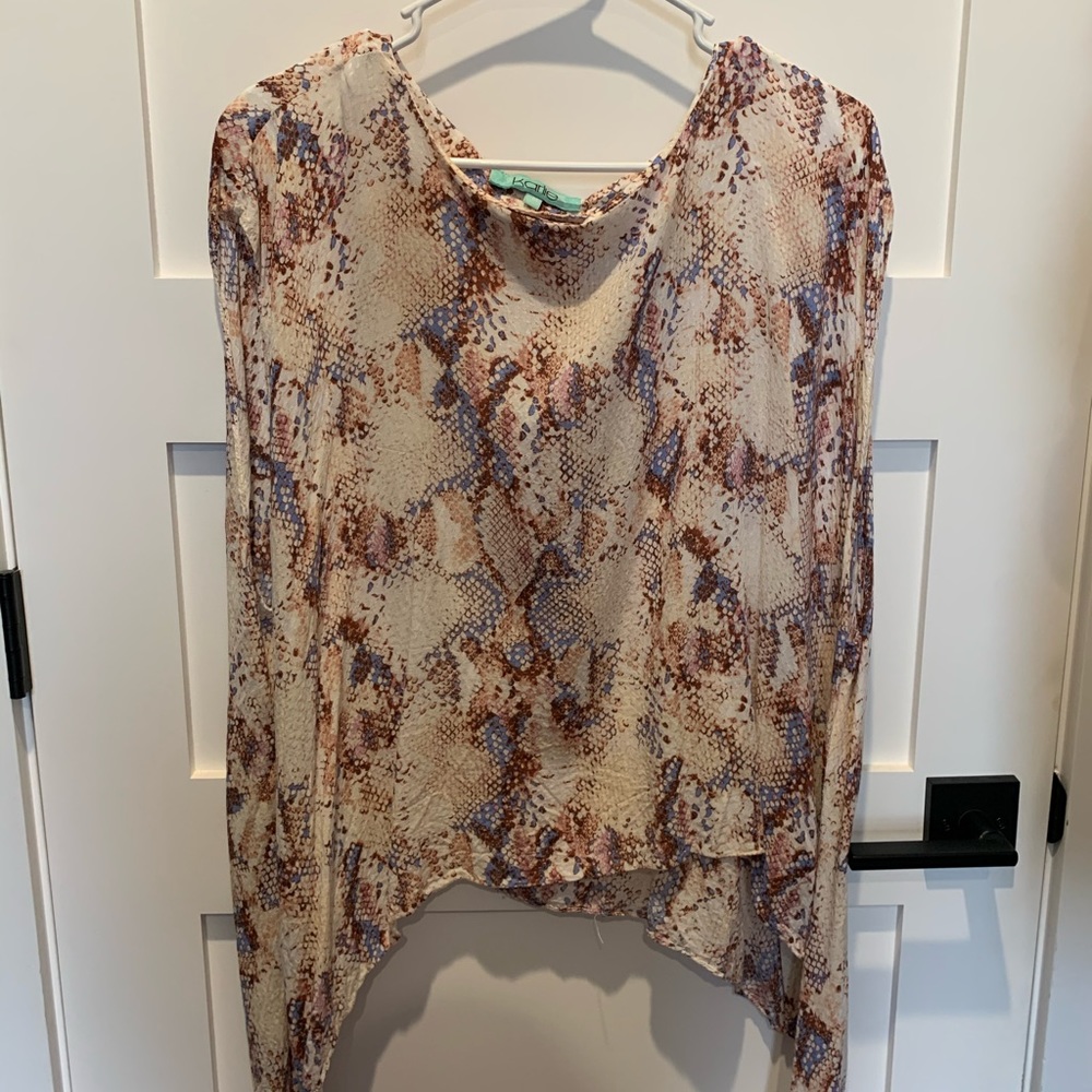Karlie snake print top